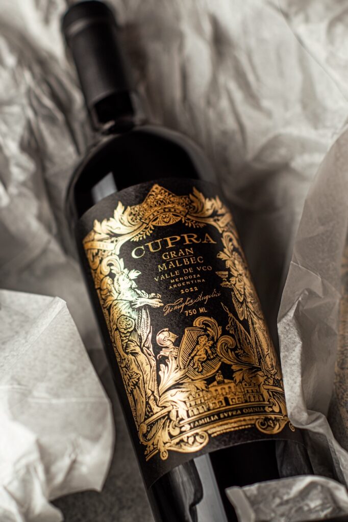 Cupra Gran Malbec, botella de vino tinto Valle de Uco