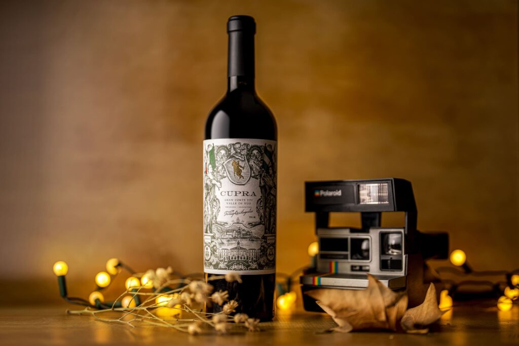 Cupra Gran Corte, copa y botella